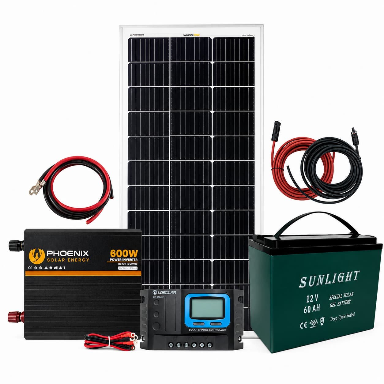 Kit Solar Fotovoltaico para Vivienda Rural – Sistema Completo 220V